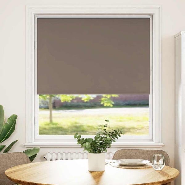 vidaXL Rullegardin lystette 105x130 cm stoff bredde 100,7 cm polyester