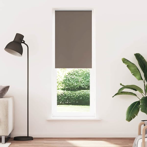 vidaXL Rullegardin lystette 85x210 cm stoff bredde 80,7 cm polyester