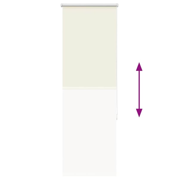 vidaXL Rullegardin lystette 50x150 cm stoff bredde 45,7 cm polyester