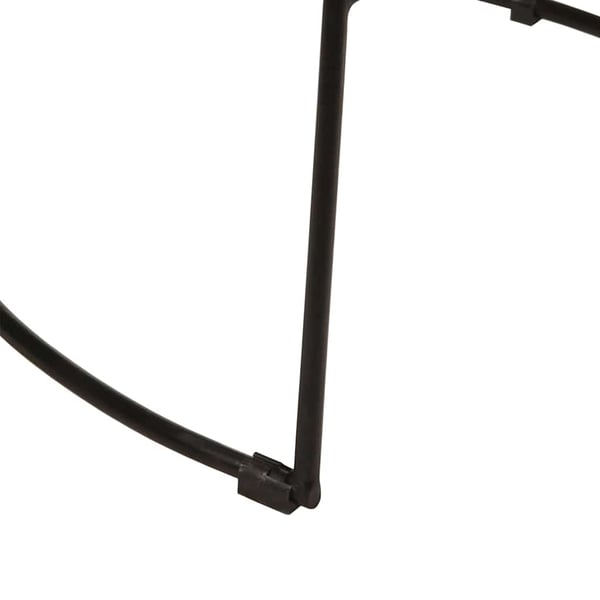 vidaXL barstole 2 stk. 49x43x103 cm massivt mangotræ sort
