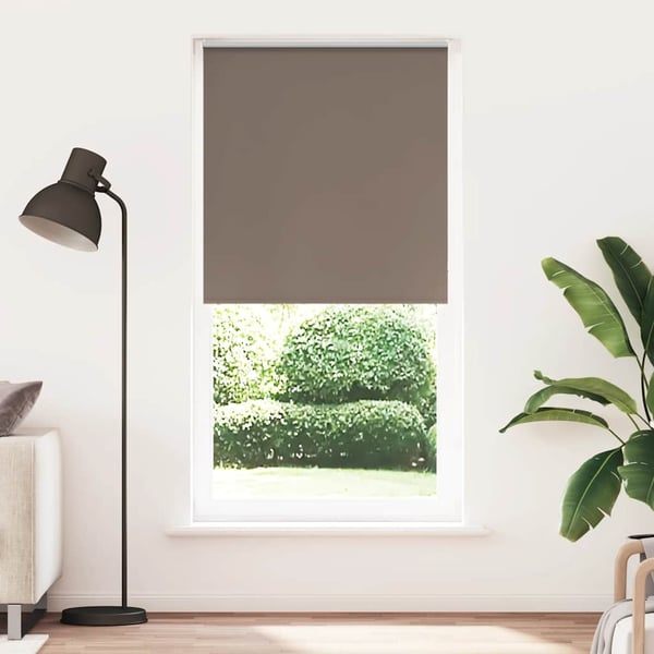vidaXL rullegardin mørklægning 90x230 cm stofbredde 85,7 cm polyester