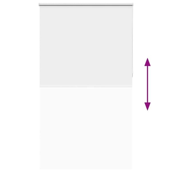 vidaXL Rullegardin lystette 140x230 cm stoff bredde 136,6 cm polyester