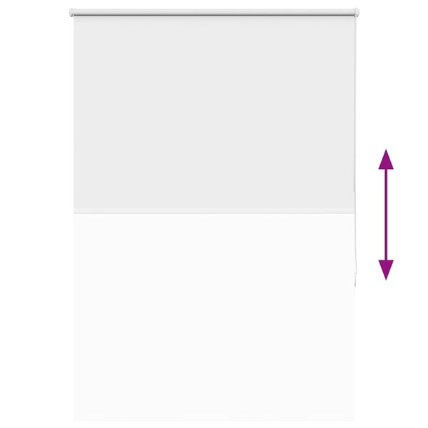 vidaXL Rullegardin lystette 95x175 cm stoff bredde 90,7 cm polyester
