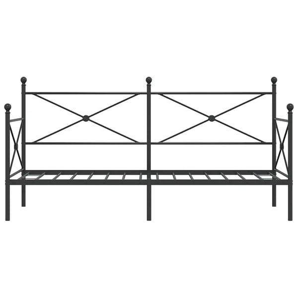 vidaXL daybed uden madras 80x200 cm stål sort