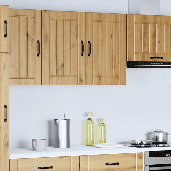 vidaXL Kjøkken veggskap Lucca artisan eik konstruert tre