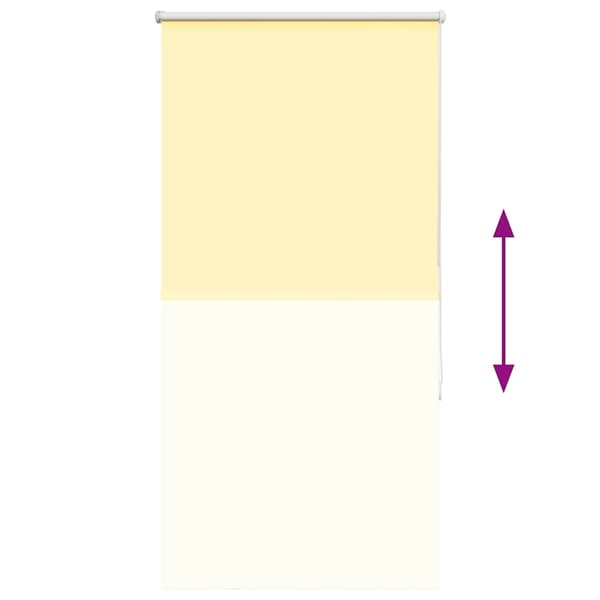 vidaXL Rullegardin lystette 85x150 cm stoff bredde 80,7 cm polyester