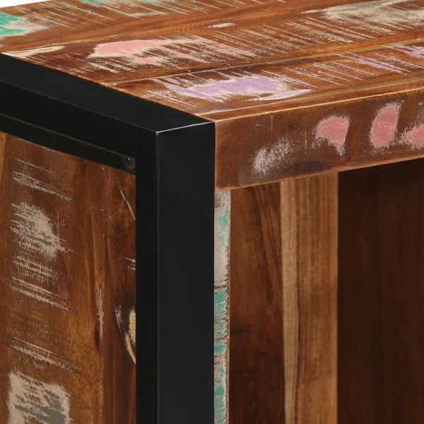 vidaXL Nattbord 40x30x80 cm gjenvunnet heltre