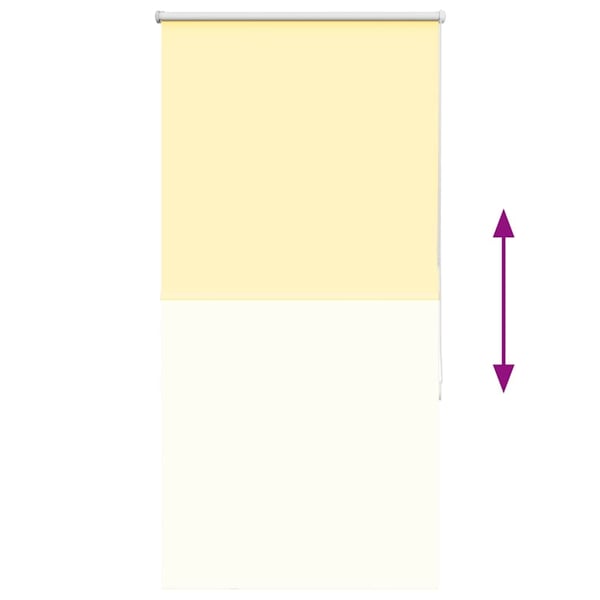 vidaXL Rullegardin lystette 75x150 cm stoff bredde 70,7 cm polyester