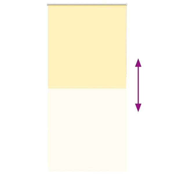 vidaXL Rullegardin lystette 105x230 cm stoff bredde 100,7 cm polyester