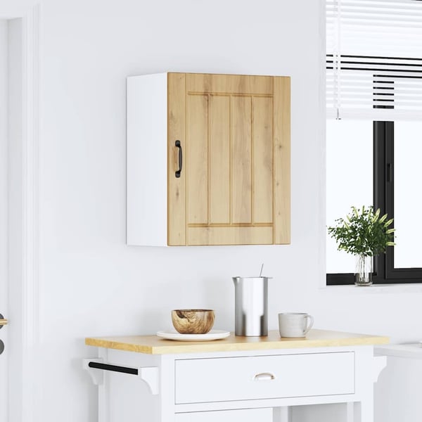 vidaXL Kjøkken veggskap Lucca artisan eik konstruert tre
