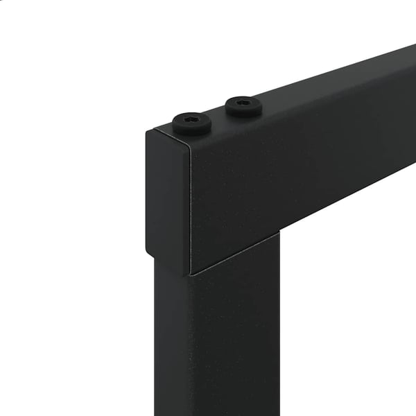 vidaXL Vedstativ svart 55x30x61 cm stål