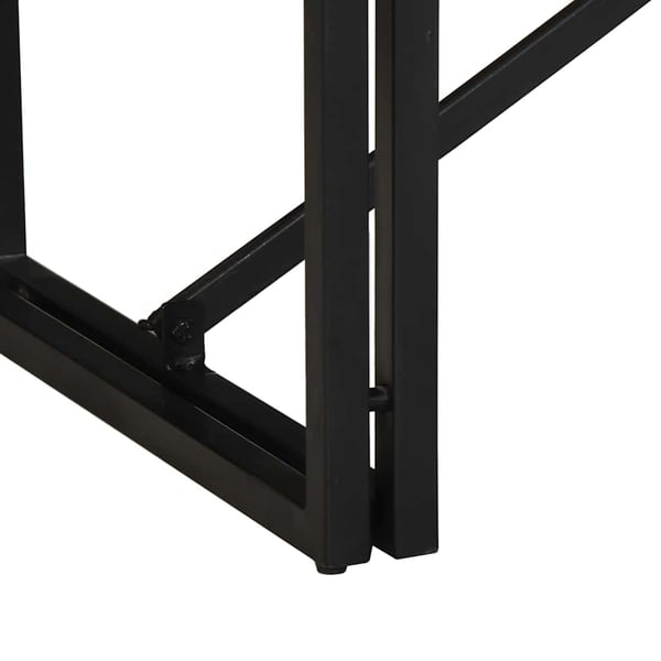vidaXL Salongbord flerfarget 100x50x35 cm gjenvunnet heltre