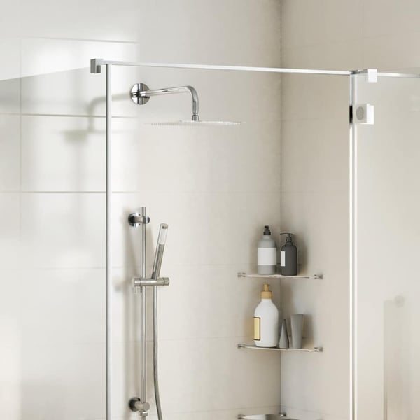 vidaXL Regndusjhode rustfritt stål 304 25x25 cm firkantet