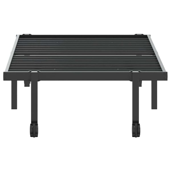 vidaXL sengeramme uden madras foldbare 80x200 cm stål sort