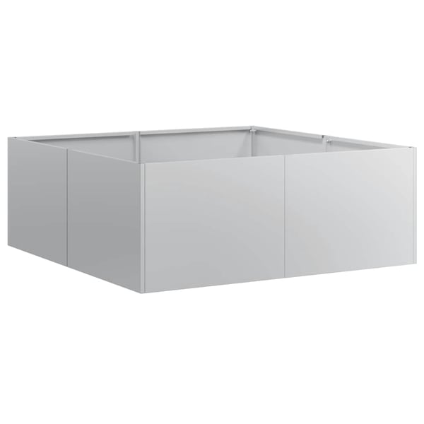vidaXL Plantekasse 80x80x30 cm galvanisert stål