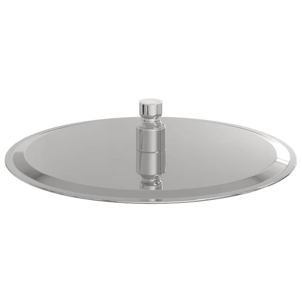 vidaXL regnbrusehoved 25 cm rund rustfrit stål 304