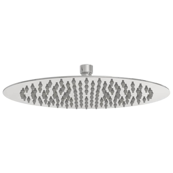 vidaXL regnbrusehoved 25 cm rund rustfrit stål 304