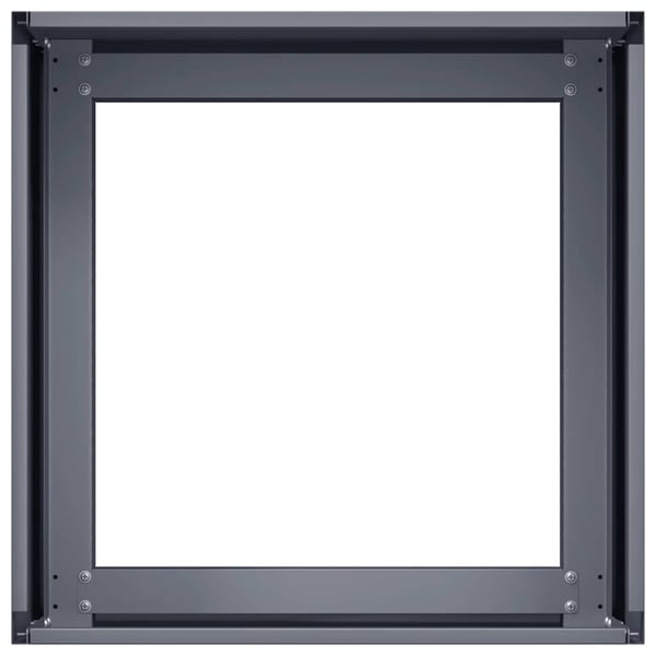 vidaXL Plantekasse antrasitt 40x40x30 cm stål