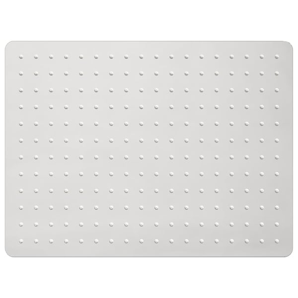 vidaXL Regndusjhode rustfritt stål 304 40x30 cm firkantet