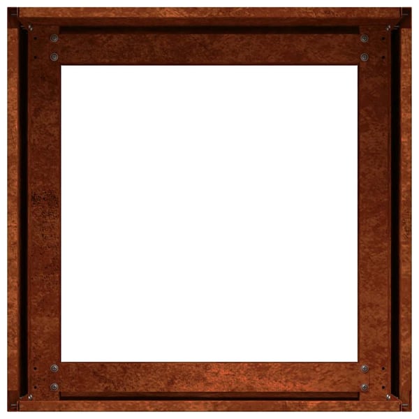 vidaXL Plantekasse rust 40x40x30 cm forvitringsstål