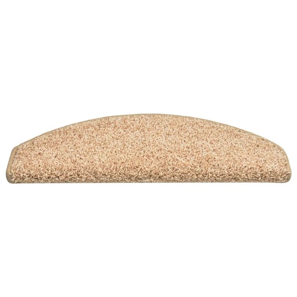 vidaXL Trappematter 30 stk 65x21x4 cm gull halvrund store