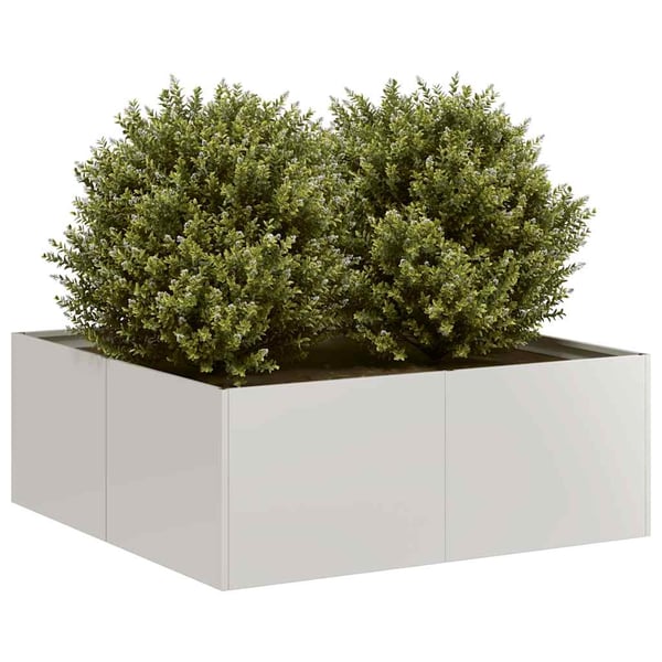 vidaXL plantekasse 80x80x30 cm rustfrit stål