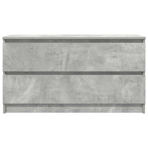 vidaXL TV-benk betonggrå 100x35x54 cm konstruert tre