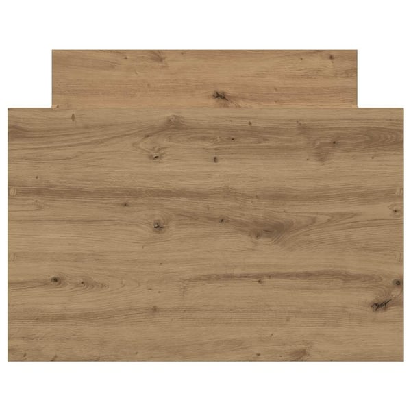 vidaXL Sengeramme uten madrass artisan eik 90x200 cm konstruert tre