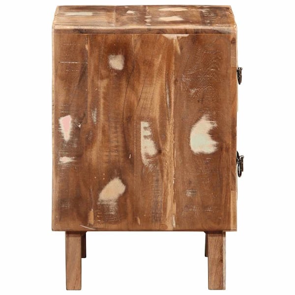 vidaXL Nattbord 40x32x46 cm gjenvunnet heltre