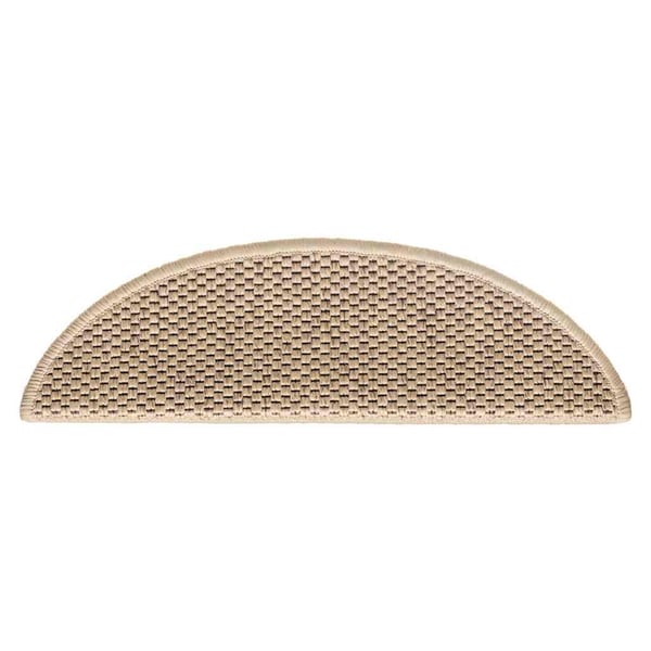 vidaXL Selvklebende trappematter sisal 30 stk 56x17x3 cm sand