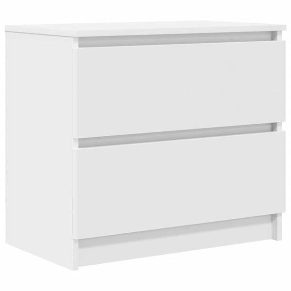 vidaXL TV-benk hvit 60x35x54 cm konstruert tre
