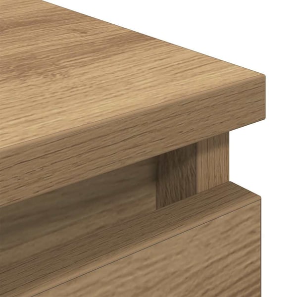 vidaXL TV-benk artisan eik 60x35x54 cm konstruert tre