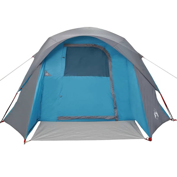 vidaXL Campingtelt 4 personer blå vanntett