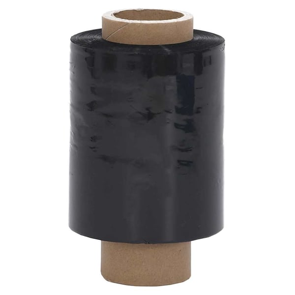 vidaXL Stretch Films 50 kpl musta 23 µm 10 cm x 150 m