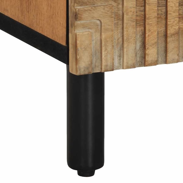 vidaXL Skjenk brun 40x33x75 cm heltre mango