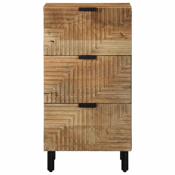 vidaXL Skjenk brun 40x33x75 cm heltre mango