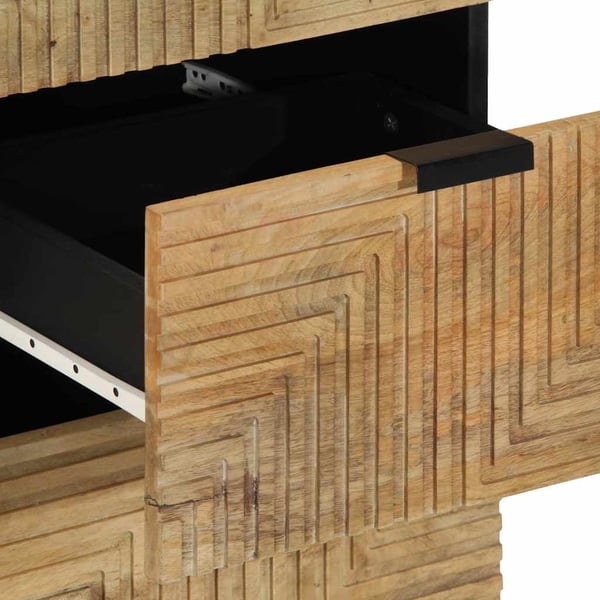 vidaXL Skjenk brun 40x33x75 cm heltre mango
