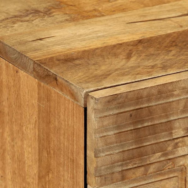 vidaXL Skjenk brun 40x33x75 cm heltre mango