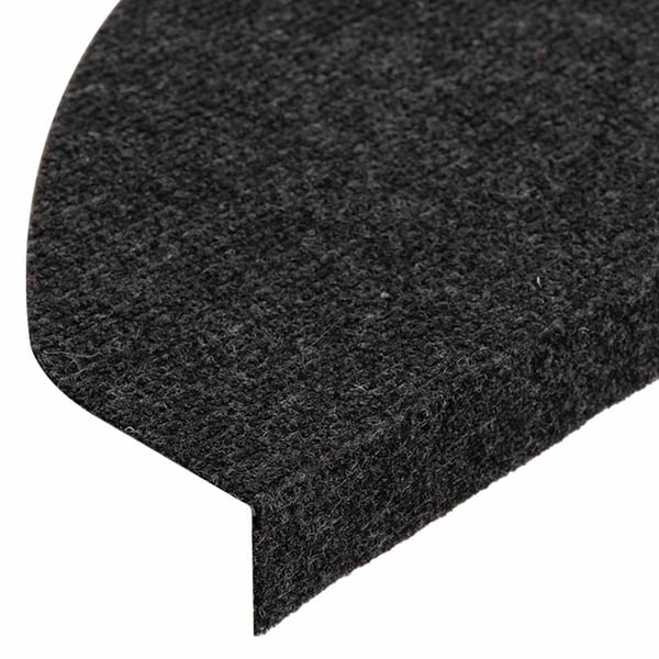 vidaXL selvklæbende trappemåtter 30 stk. 65x22,5x3,5 cm sort