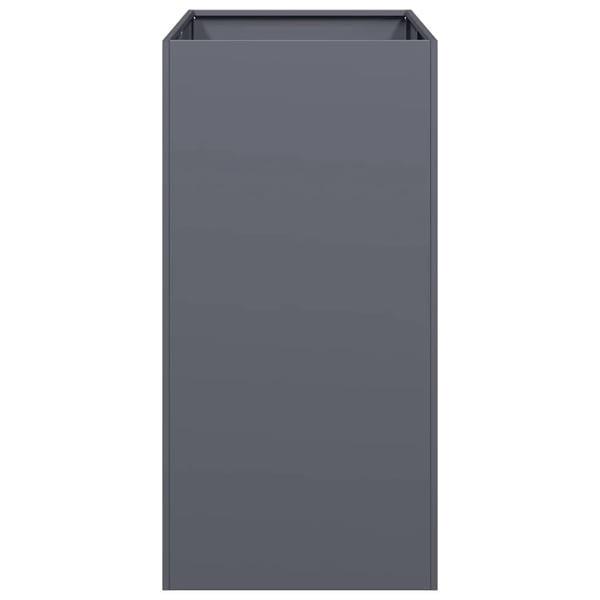 vidaXL Plantekasse antrasitt 40x80x80 cm stål