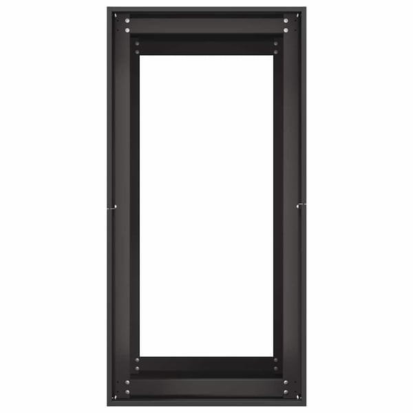 vidaXL plantekasse 40x80x80 cm stål sort