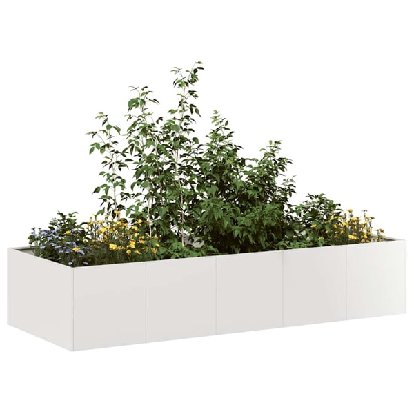 vidaXL Plantekasse 200x80x40 cm rustfritt stål
