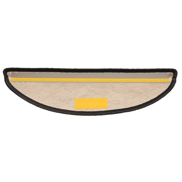 vidaXL Selvklebende trappematter sisal 30 stk 56x17x3 cm antrasitt