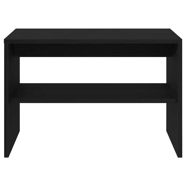 vidaXL TV-benk svart eik 60x40x40 cm konstruert tre