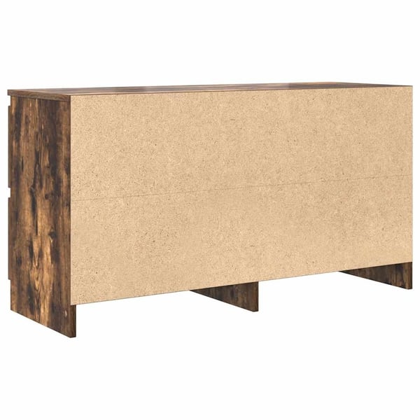 vidaXL TV-benk røkt eik 100x35x54 cm konstruert tre