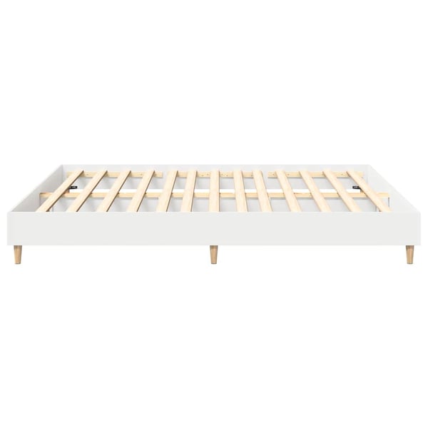 vidaXL Sengeramme uten madrass hvit 180x200 cm konstruert tre