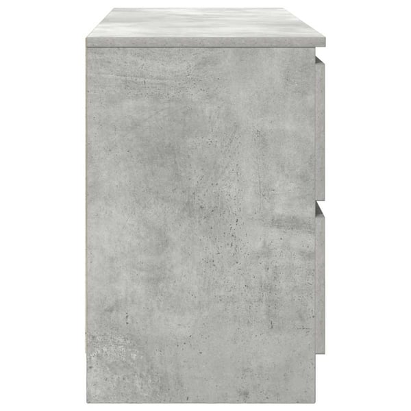 vidaXL TV-benk betonggrå 100x35x54 cm konstruert tre