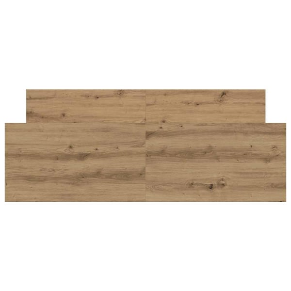 vidaXL Sengeramme uten madrass artisan eik 150x200 cm konstruert tre