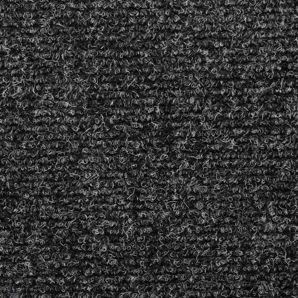 vidaXL Trappematter selvklebende 20 stk 65x21x4 cm mørkegrå rektangulær kant