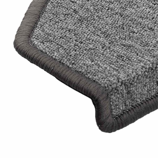 vidaXL Trappematter 20 stk 65x24x4 cm mørkegrå halvrund store
